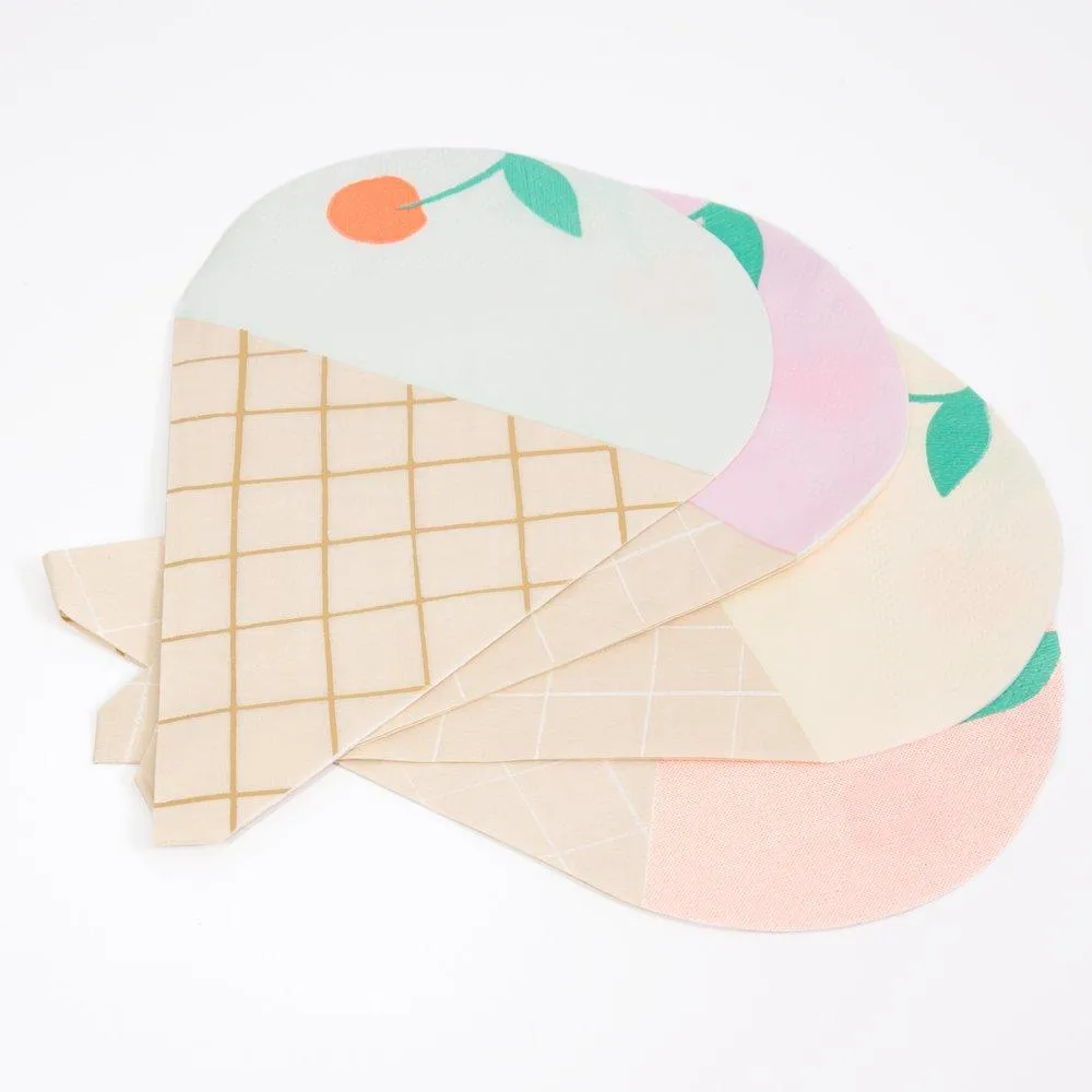 Meri Meri Ice Cream Napkins (set of 16)