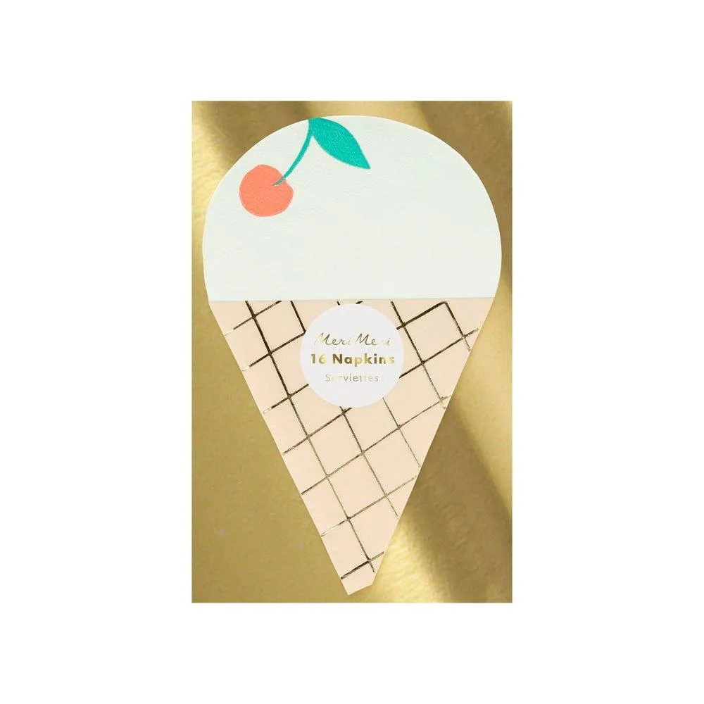 Meri Meri Ice Cream Napkins (set of 16)