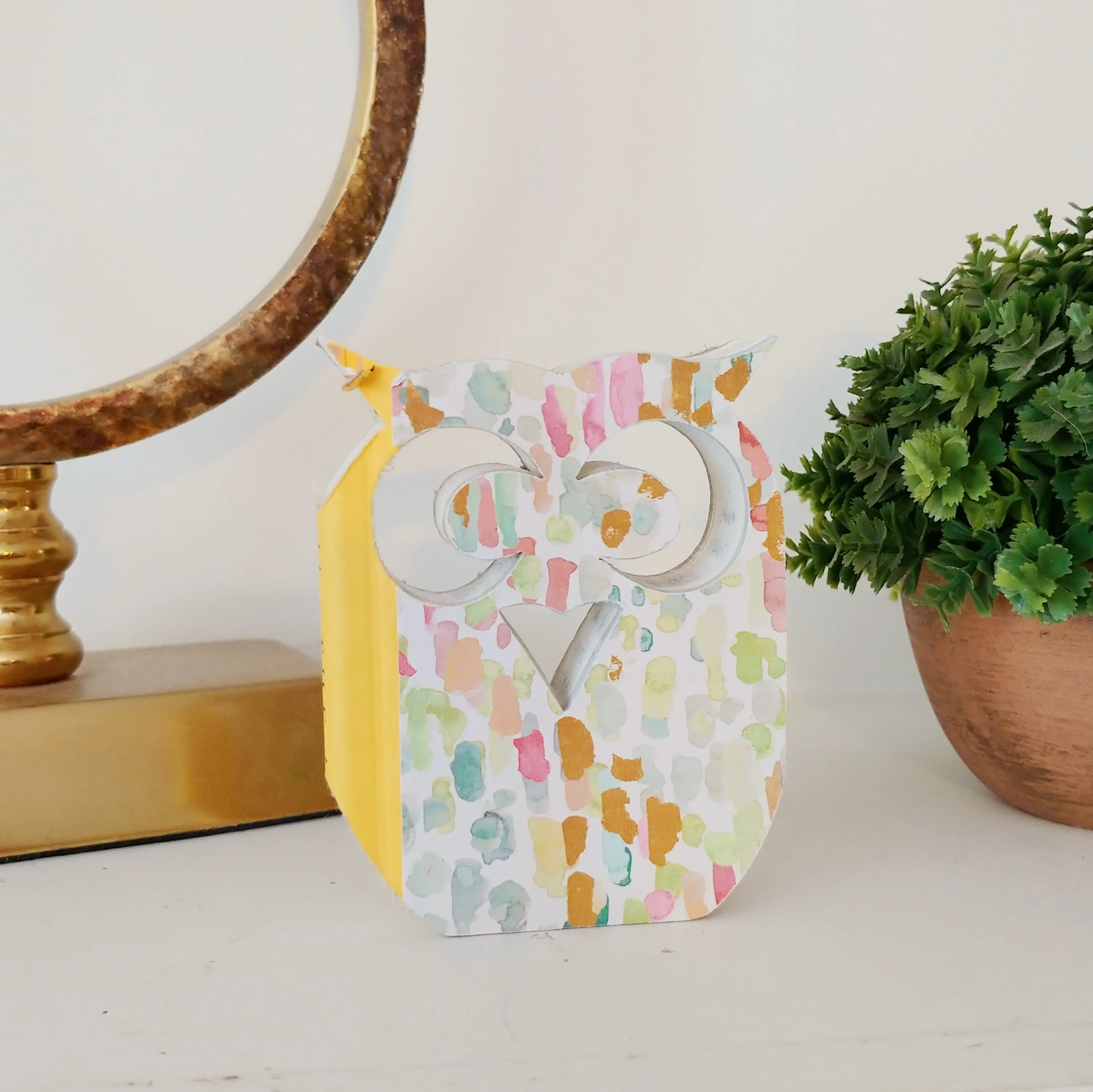 Mini Cutout Book - Owl