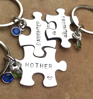 Mother Daughter Gifts, Mother Daughter Puzzle Key chains, Gifts for mom, Gifts for Daughter, natashalaoha