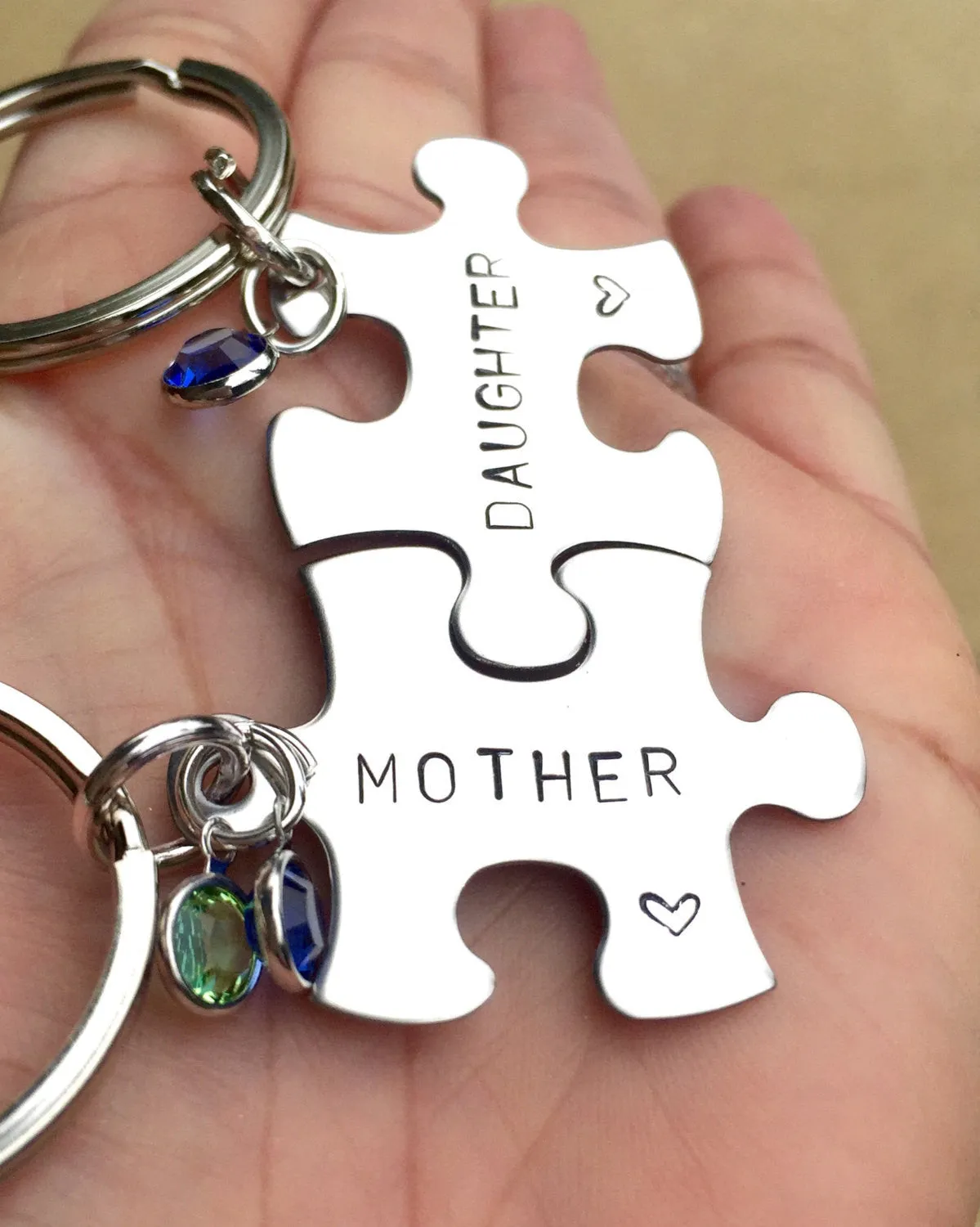 Mother Daughter Gifts, Mother Daughter Puzzle Key chains, Gifts for mom, Gifts for Daughter, natashalaoha