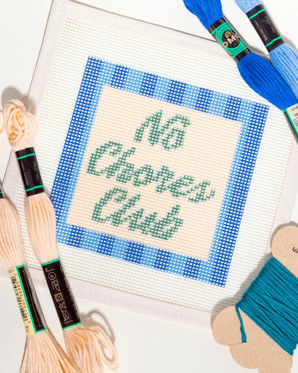 No Chores Club Needlepoint Kit