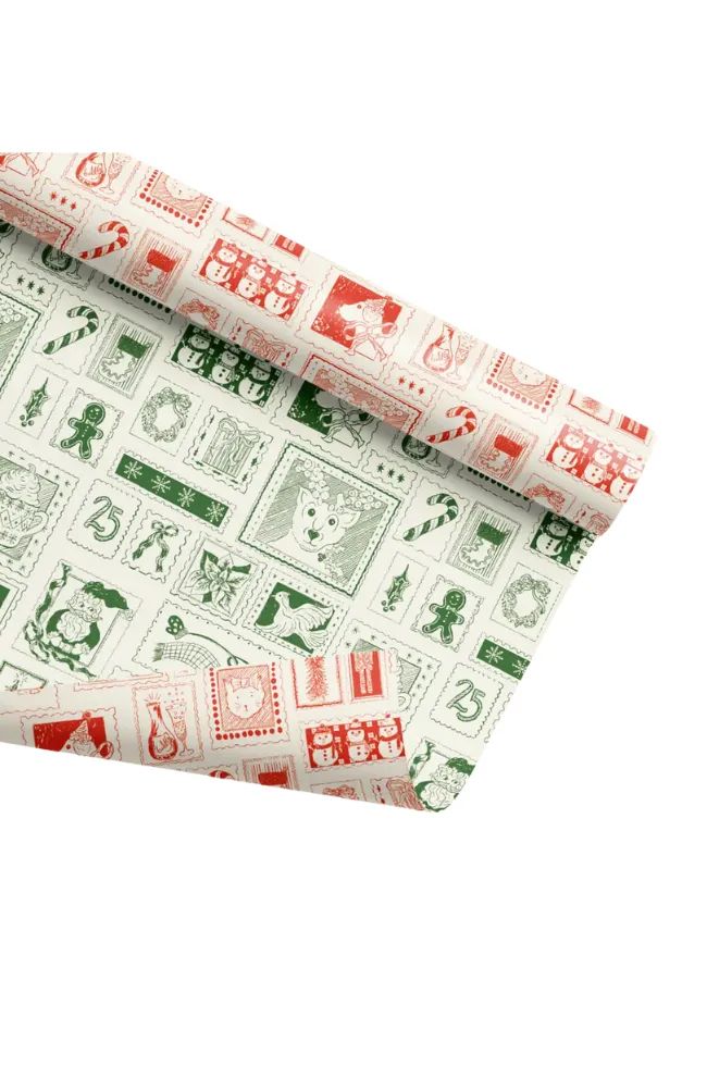 North Pole Post Double Sided Gift Wrap