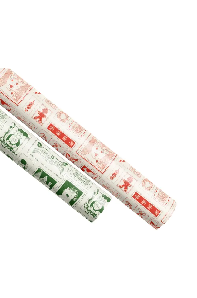 North Pole Post Double Sided Gift Wrap