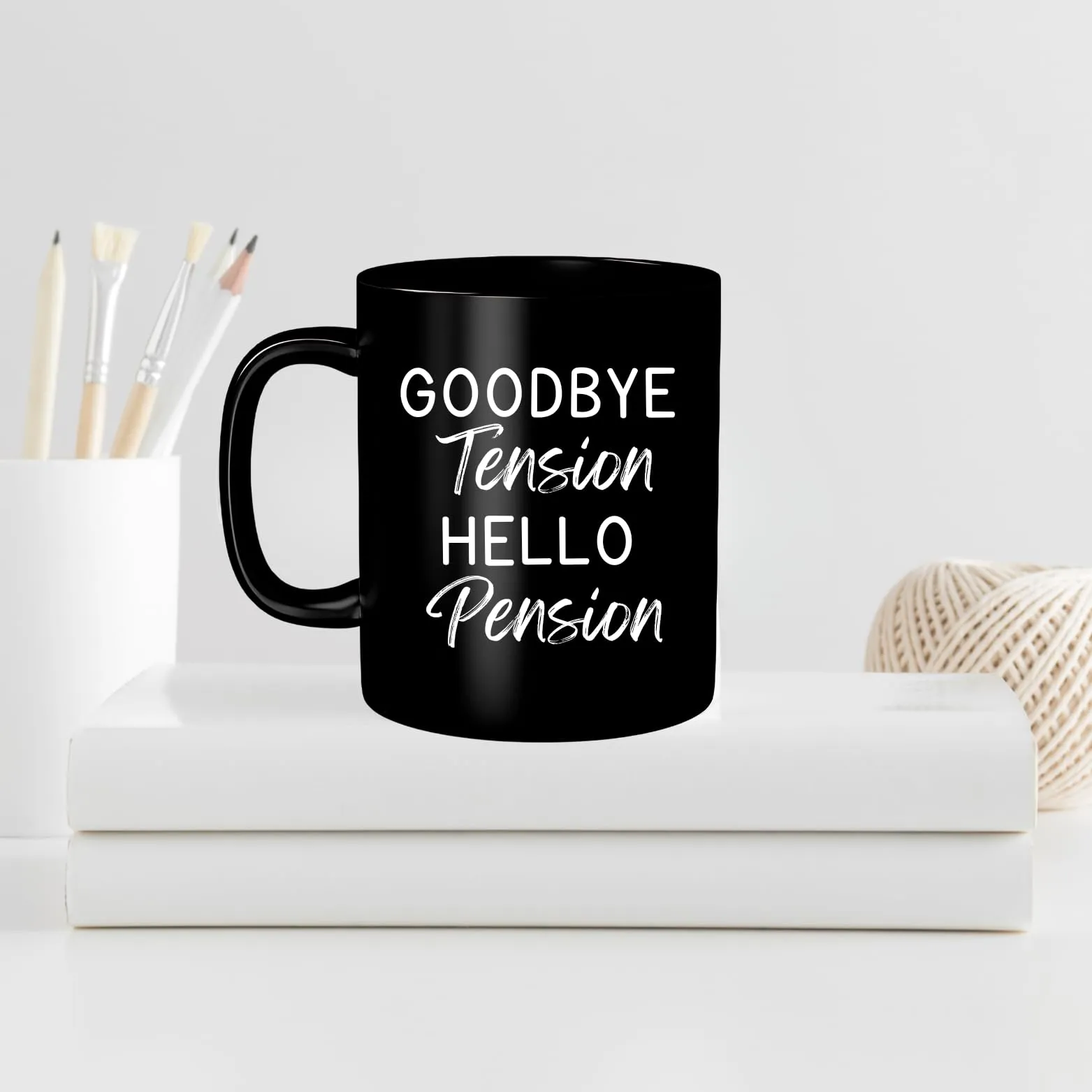 Northland Hello Pension Retirement Coffee Mug- Best Retirement Gift for Colleague, Co-worker, Boss, Teacher, Freind, Father, Mother, Uncle, Grandpa, Retirement Gifts Women Retirement Gifts for men