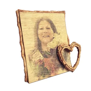 Oaksome Handmade Wood Portrait