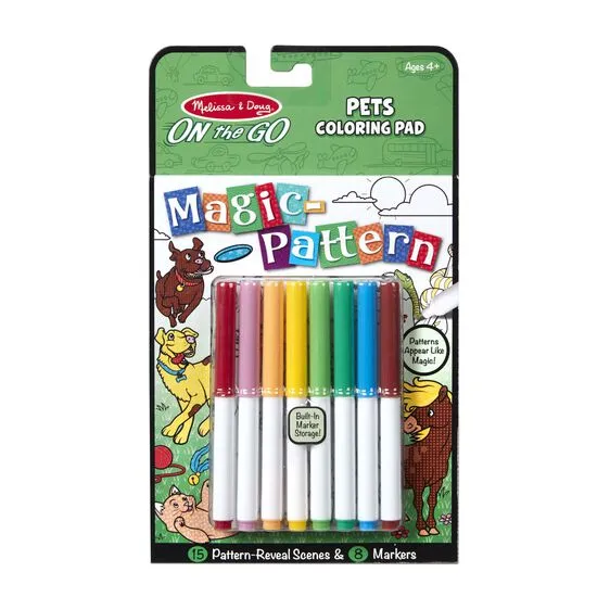 On the Go Magic Pattern Coloring Pad (3 Options)