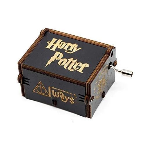 PATPAT® Harry-Potter Music Box, Wooden Classic Music Box with Hand Crank Birthday Gifts for Girls Boys Diwali Gifts for Kids Friends Family