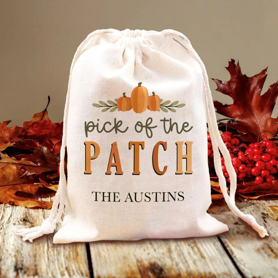 Personalized Thanksgiving Favor Gift Bags