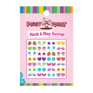 Piggy Paint Stick & Stay Earrings