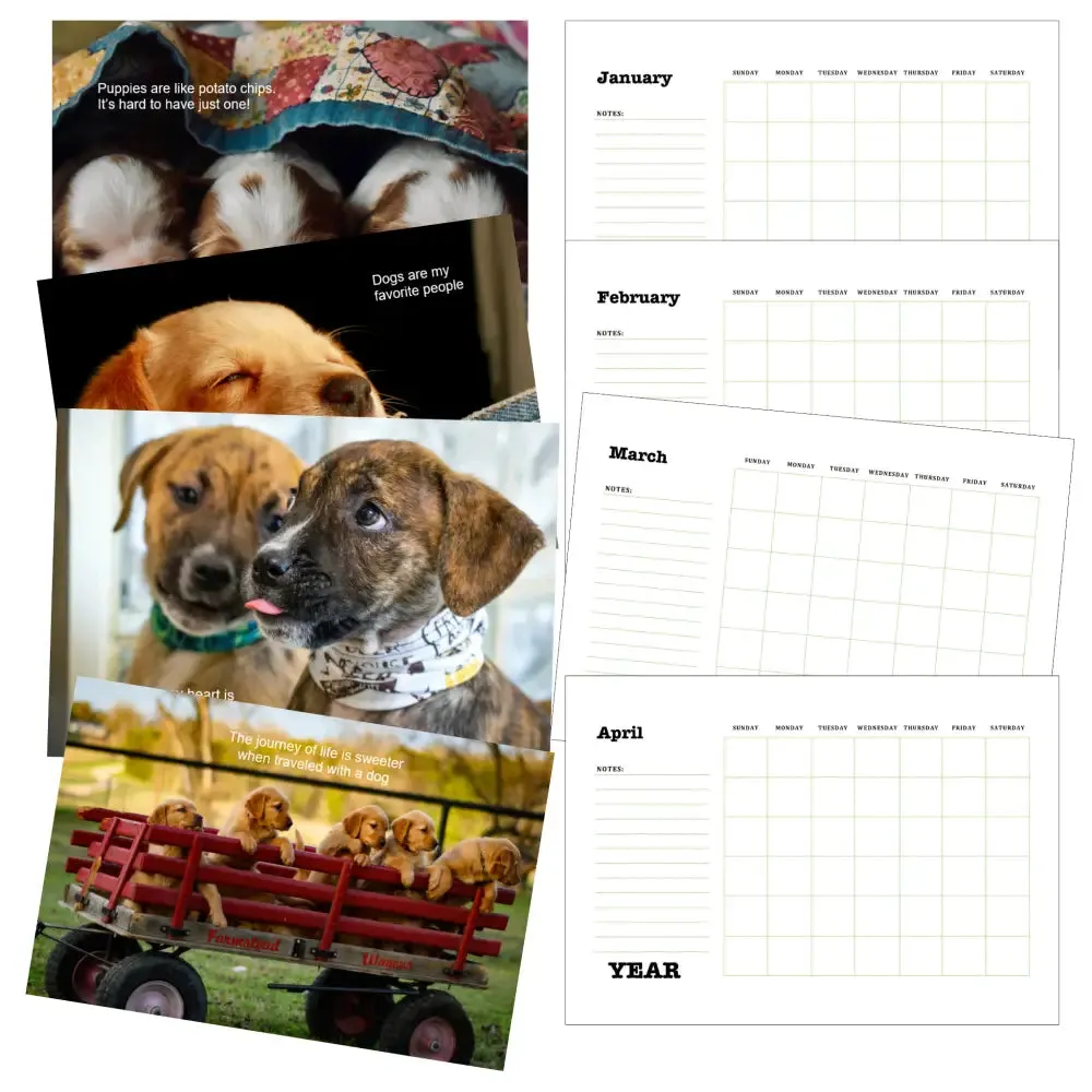 Puppy Love Calendar PLR