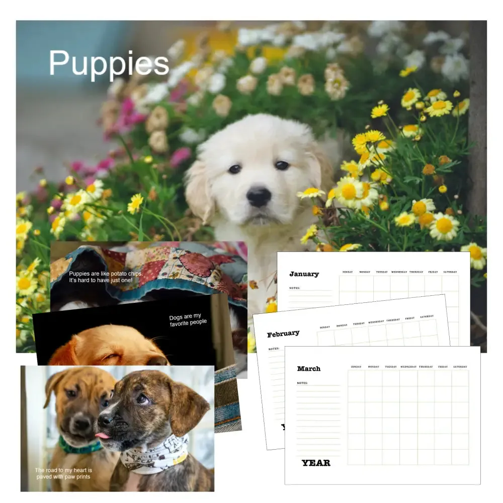 Puppy Love Calendar PLR