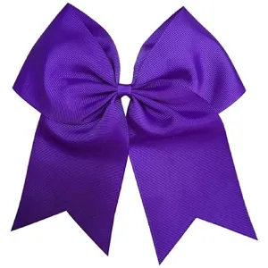 Purple Cheer Bow