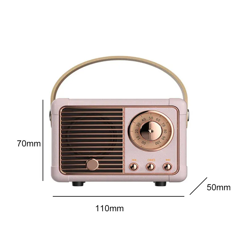 Radio Shaped Bluetooth Speaker