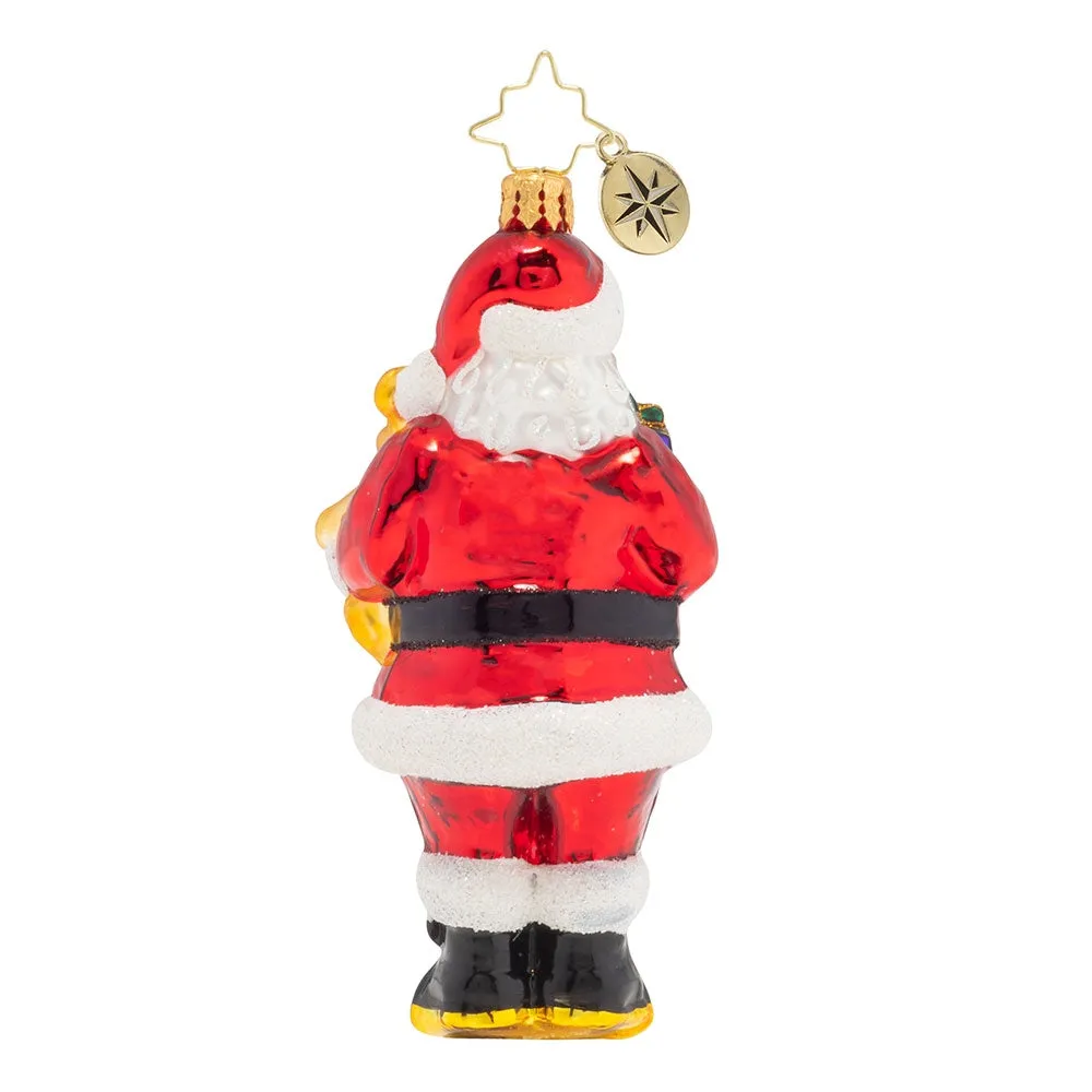 Radko Special Surprise Santa Ornament, 1019912, Christopher Radko