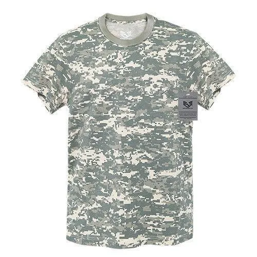 Rapid Dominance Military Woodland Camouflage Army Hunting T-Shirts Tees