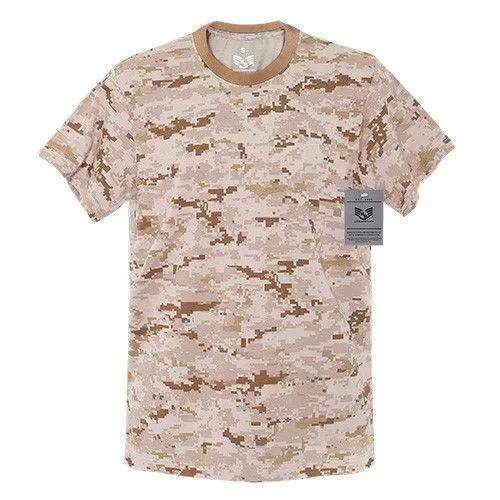 Rapid Dominance Military Woodland Camouflage Army Hunting T-Shirts Tees