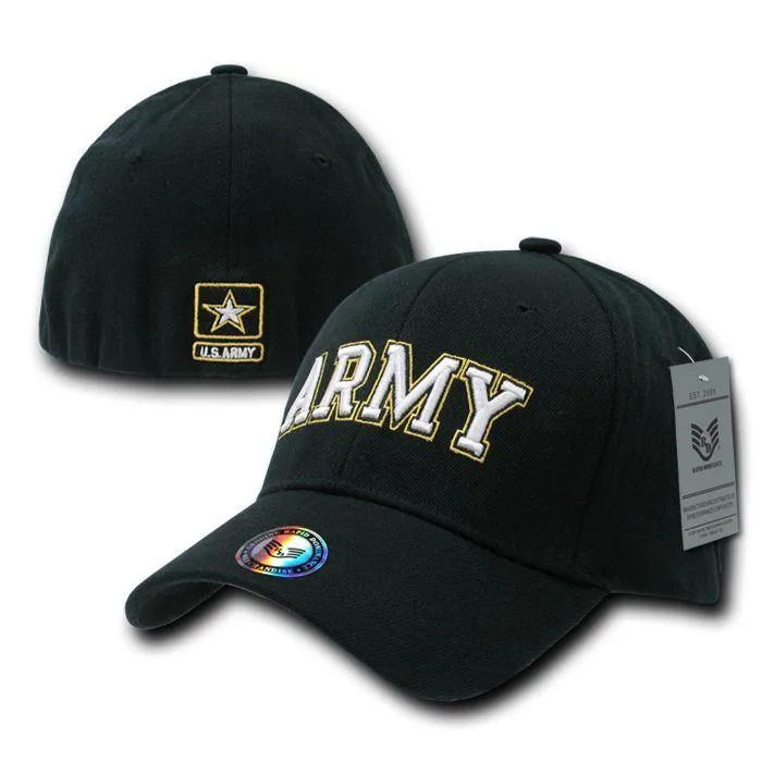 Rapid Dominance USA Military Law Enforcement Flexfit Fitted Embroidered Baseball Dad Caps Hats