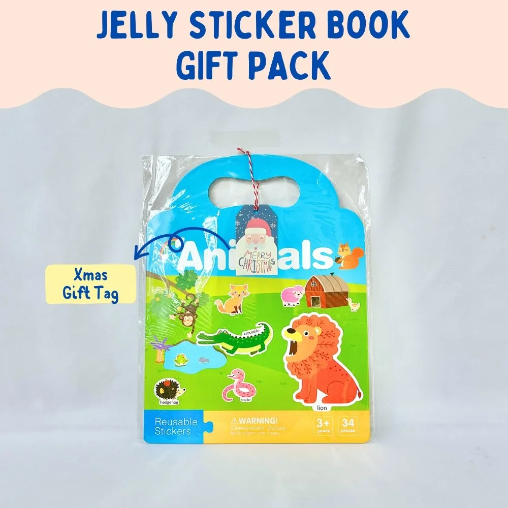 Reusable Jelly Sticker Play Kit Gift Pack