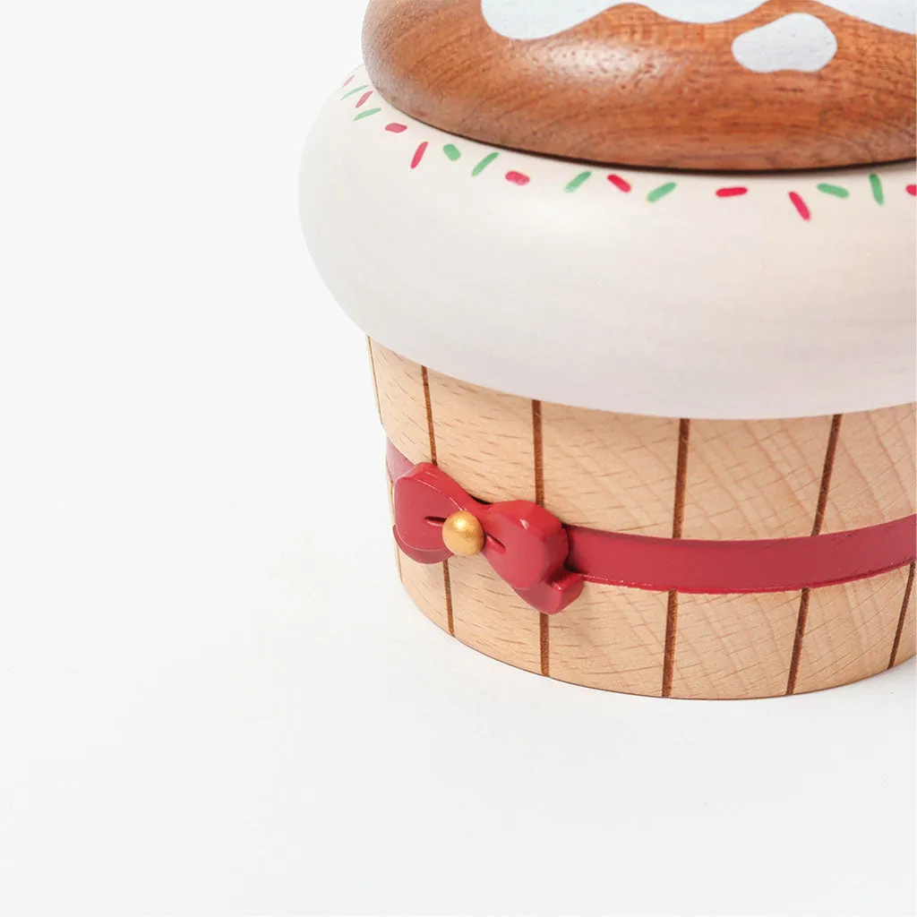 Santa Cupcake | Christmas Music Box