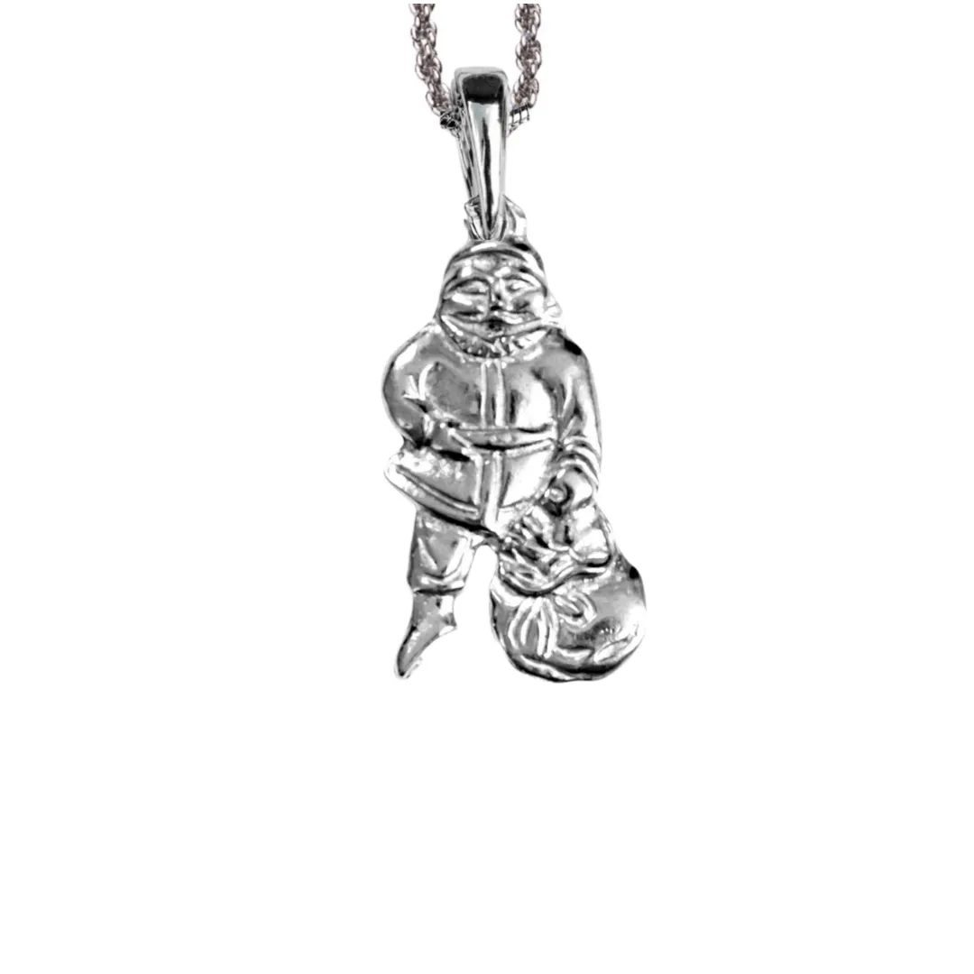 Santa Standing Jewelry Gifts -Santa Standing Pendant - Necklaces - Earrings - Keychain