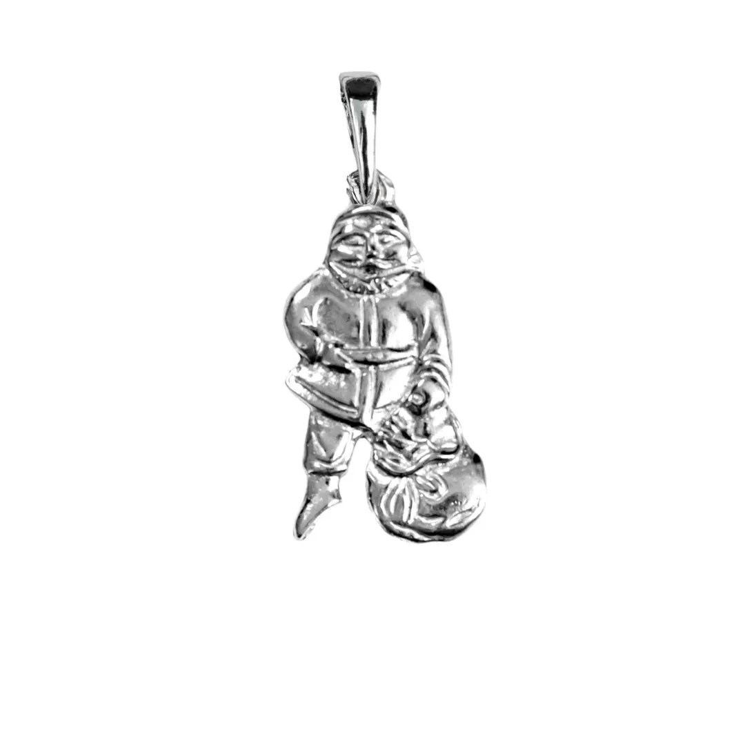 Santa Standing Jewelry Gifts -Santa Standing Pendant - Necklaces - Earrings - Keychain