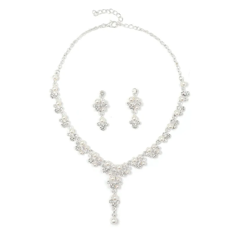 SET654 - Elegant Pearl Jewellery Set