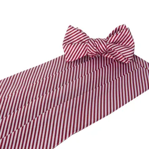 Signature Stripe Red: Cummerbund Set