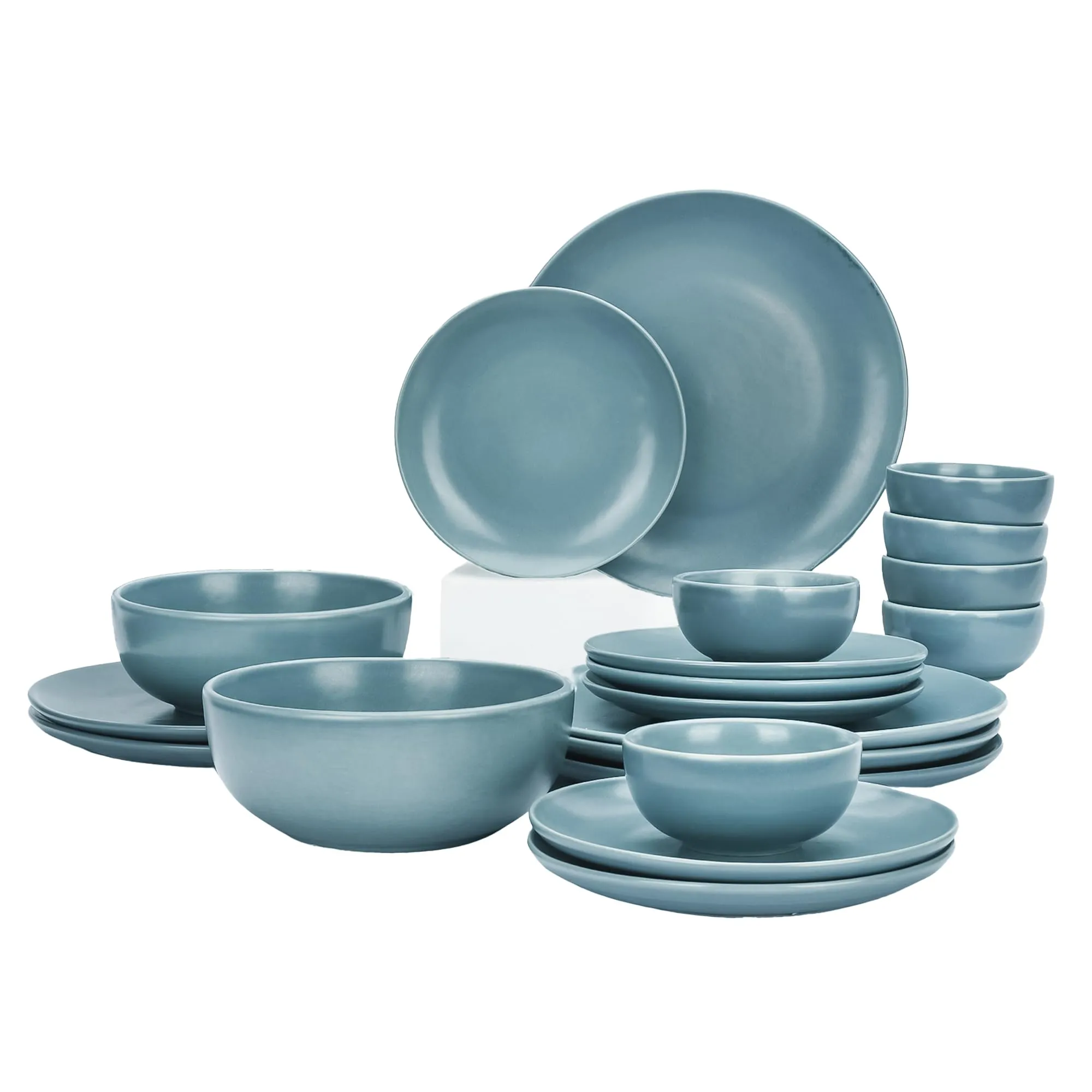 The Better Home Terra Series Ceramic Dinner Set (20 Pcs) | Microwave Safe Dinner Plates and Bowls Sets | Chip Resistant Dinnerware Sets | House Warming Gifts New Home for Couple Men Women