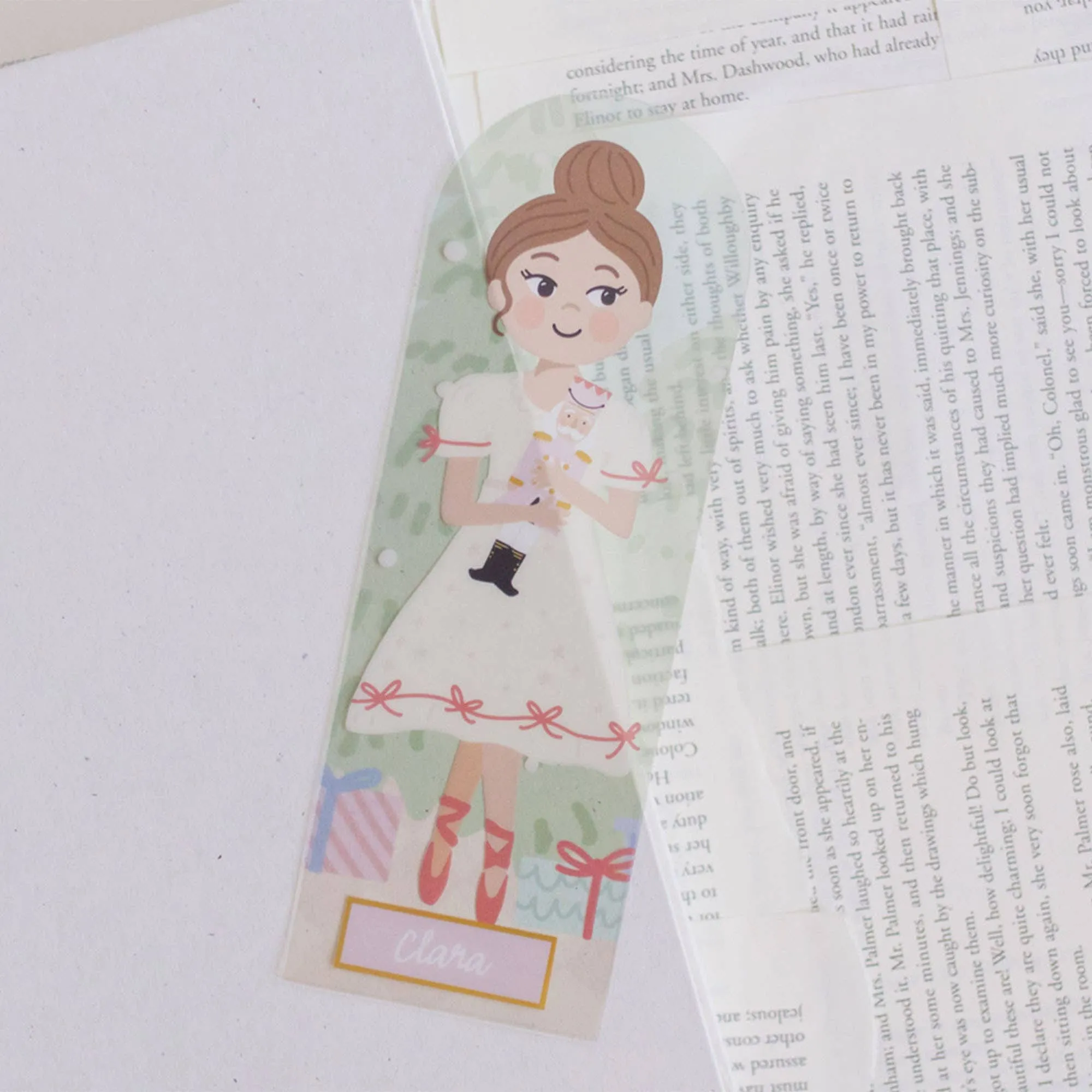 The Nutcracker Clara Acetate Bookmark