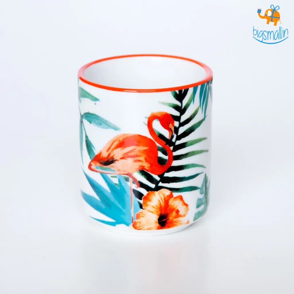 Tropical Teapot Mug Set - Set of 7