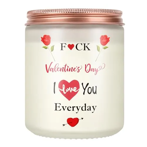 Valentines Day Gifts for Her Girlfriend Wife Sister Mom, Valentines Day Gifts Ideas for Her Women from Him/Boyfriend/Husband, Funny Birthday Gifts for Her, Romantic Scented Candles Gifts.