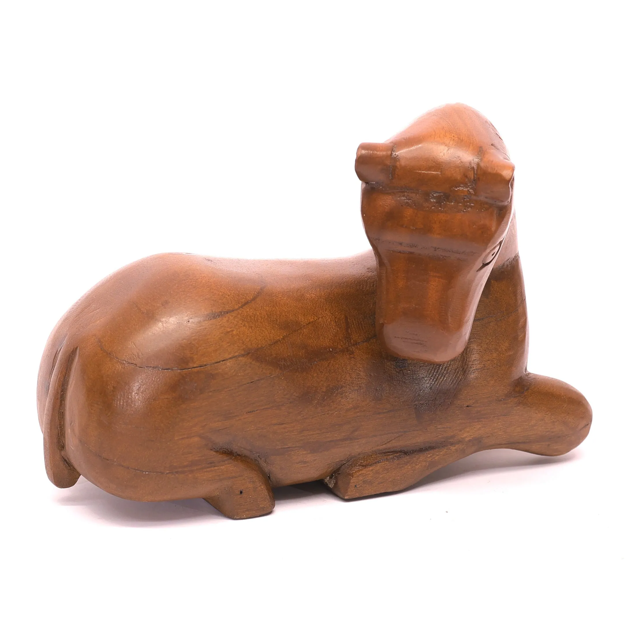 Vintage Wooden Handmade Carved Animal Figurine