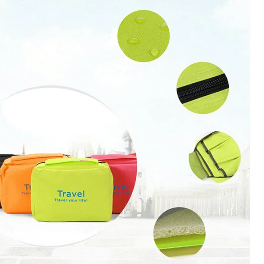 Water-Resistant Travel Essentials Bag