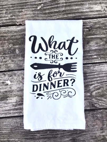 What the Fork is For Dinner Kitchen Towel