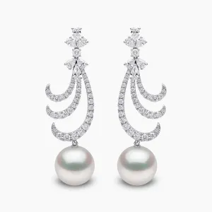 Whisper 18K Gold South Sea Pearl Diamond Earrings