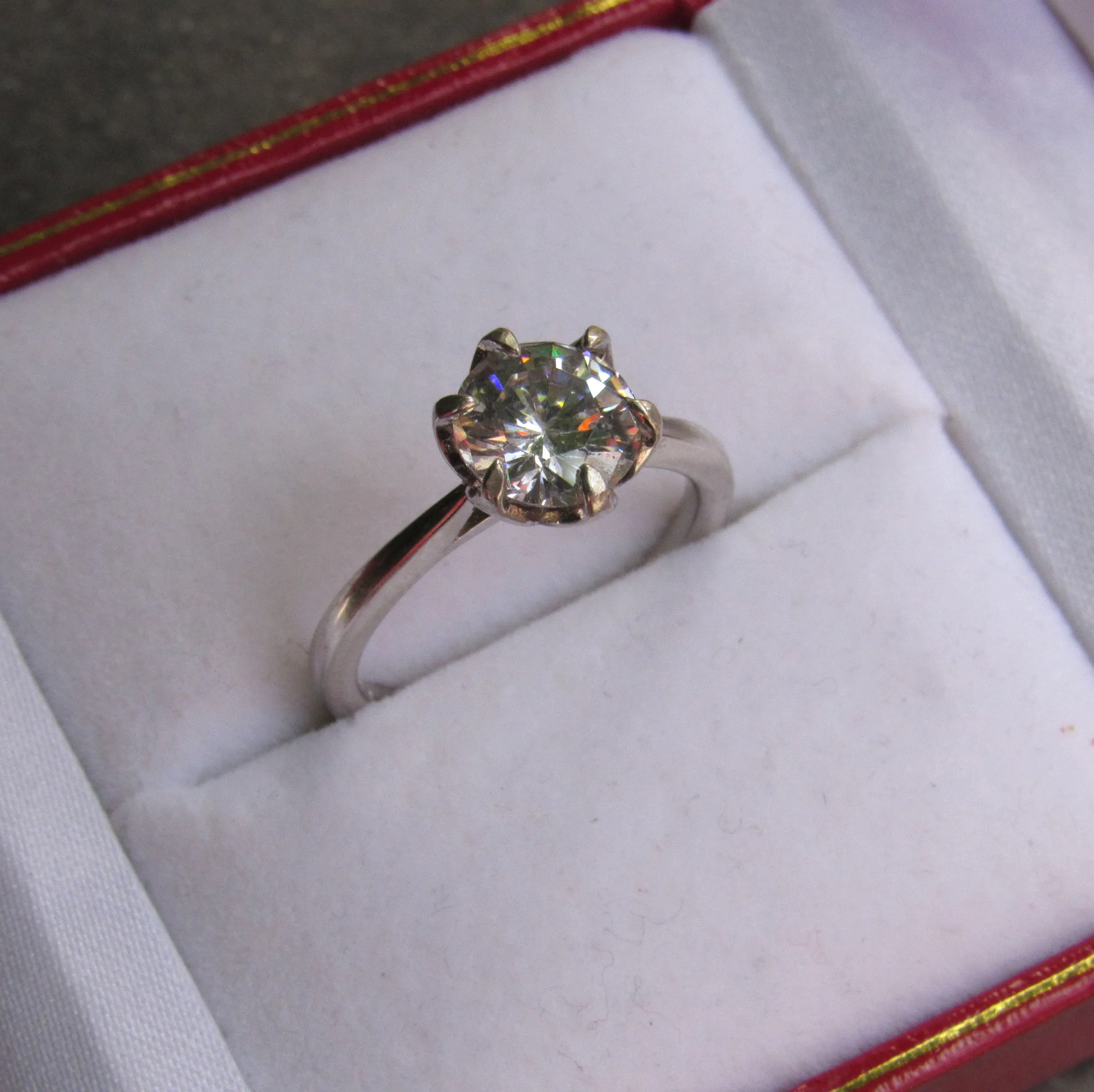 White Sapphire Ring