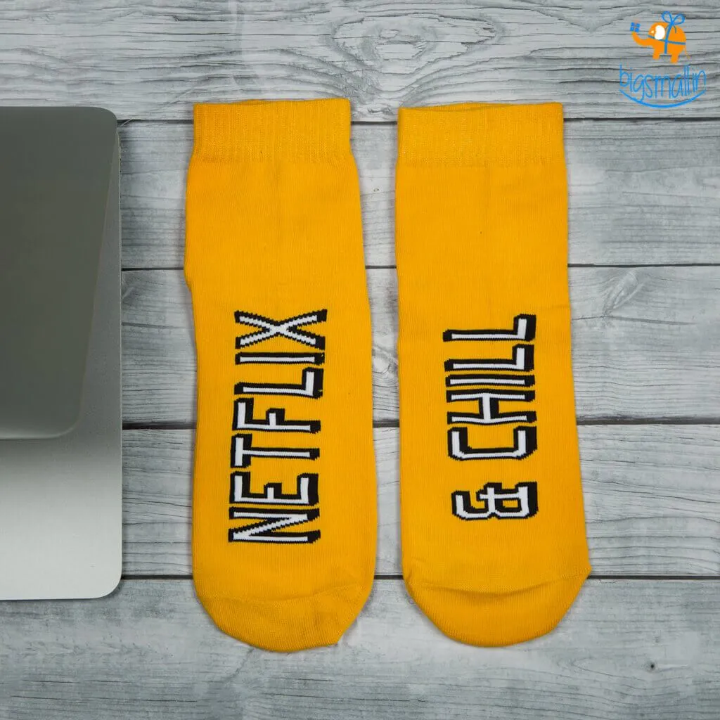 Women Netflix and Chill Socks