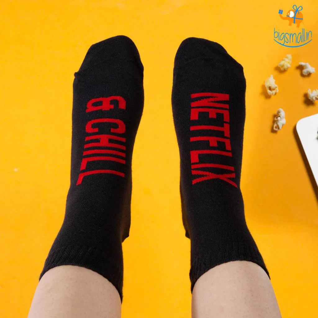 Women Netflix and Chill Socks