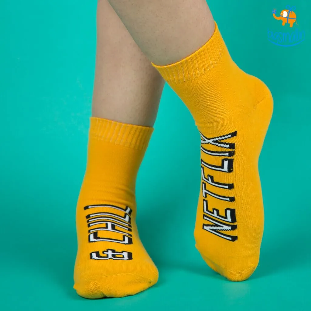 Women Netflix and Chill Socks