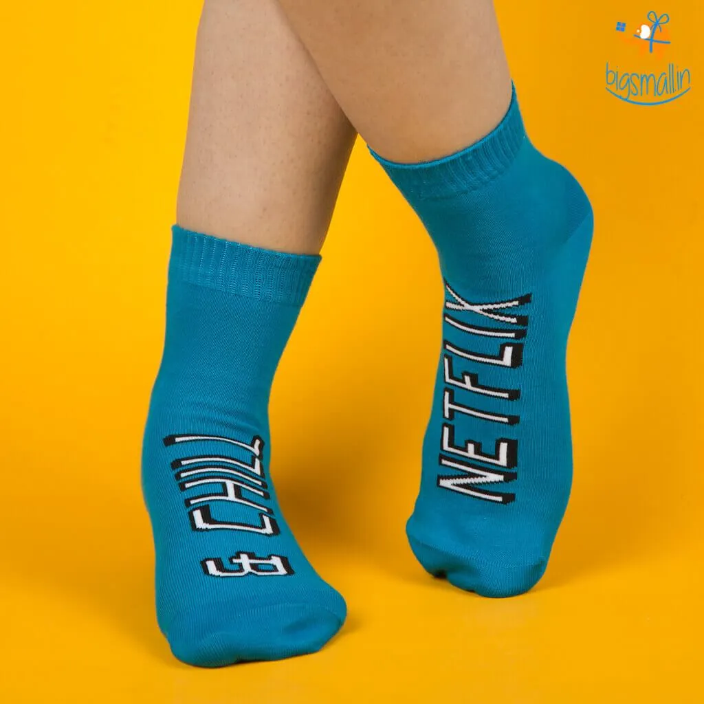 Women Netflix and Chill Socks