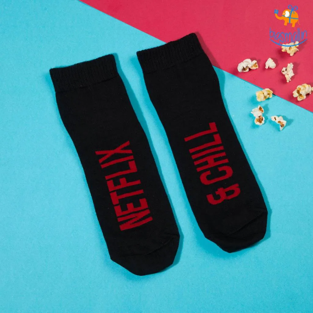 Women Netflix and Chill Socks